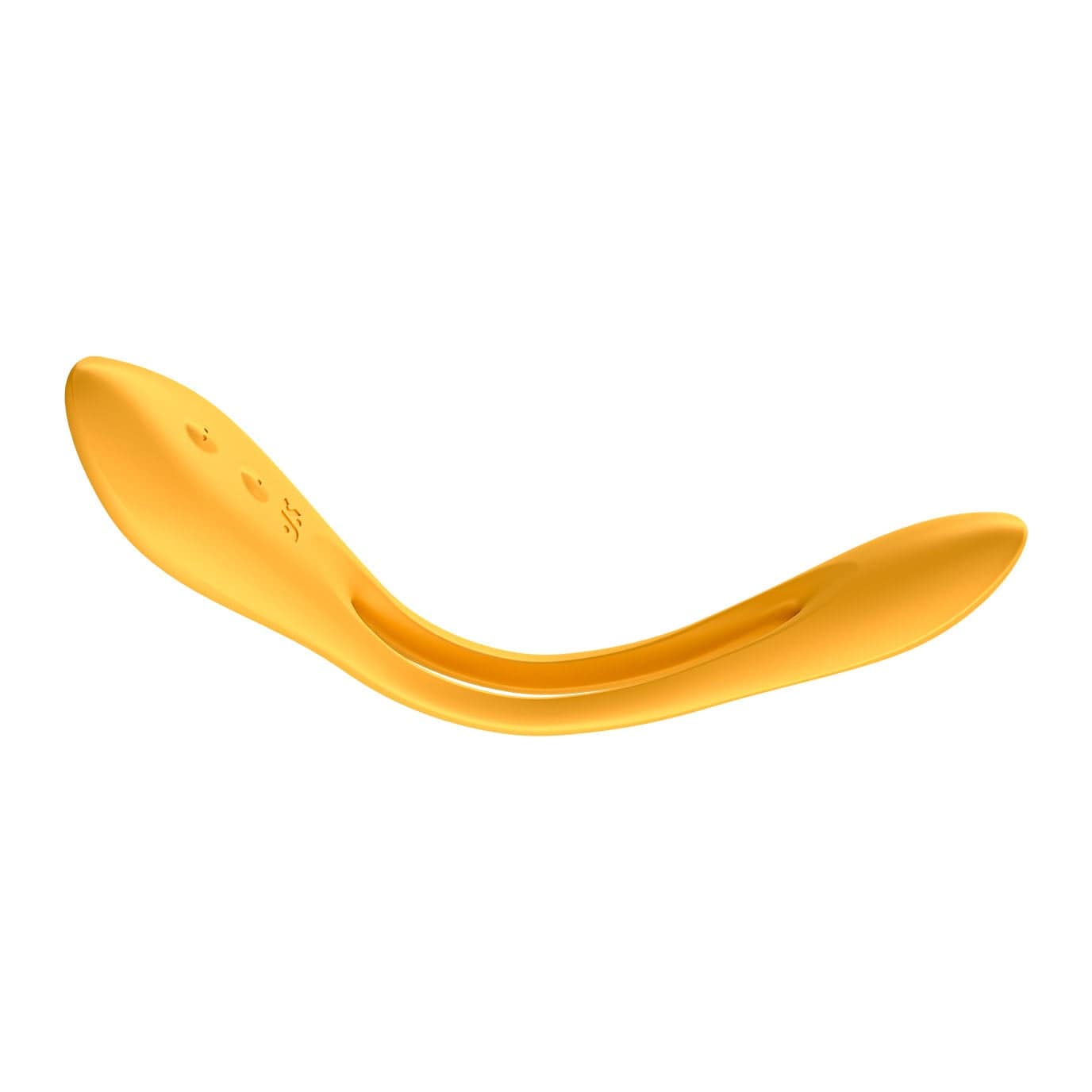 Satisfyer - Elastic Joy Flexible Multi Vibrator (Dark Yellow) -  G Spot Dildo (Vibration) Rechargeable  Durio.sg