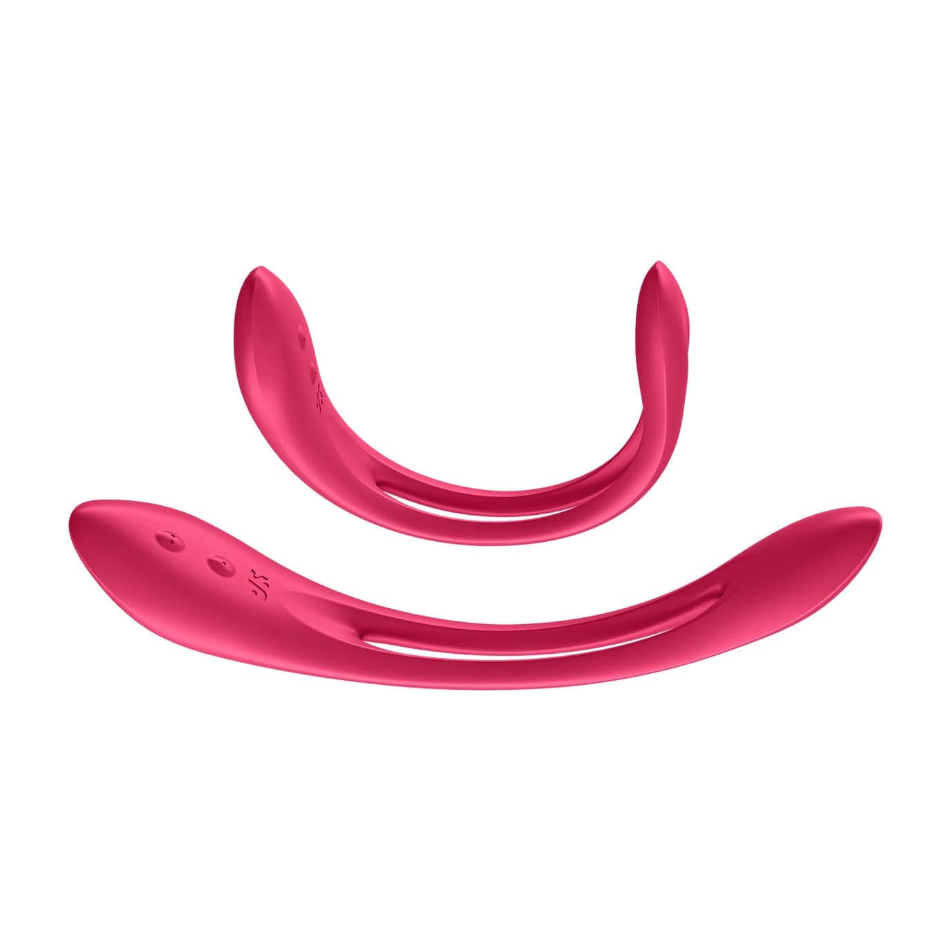 Satisfyer - Elastic Joy Flexible Multi Vibrator (Red) -  G Spot Dildo (Vibration) Rechargeable  Durio.sg