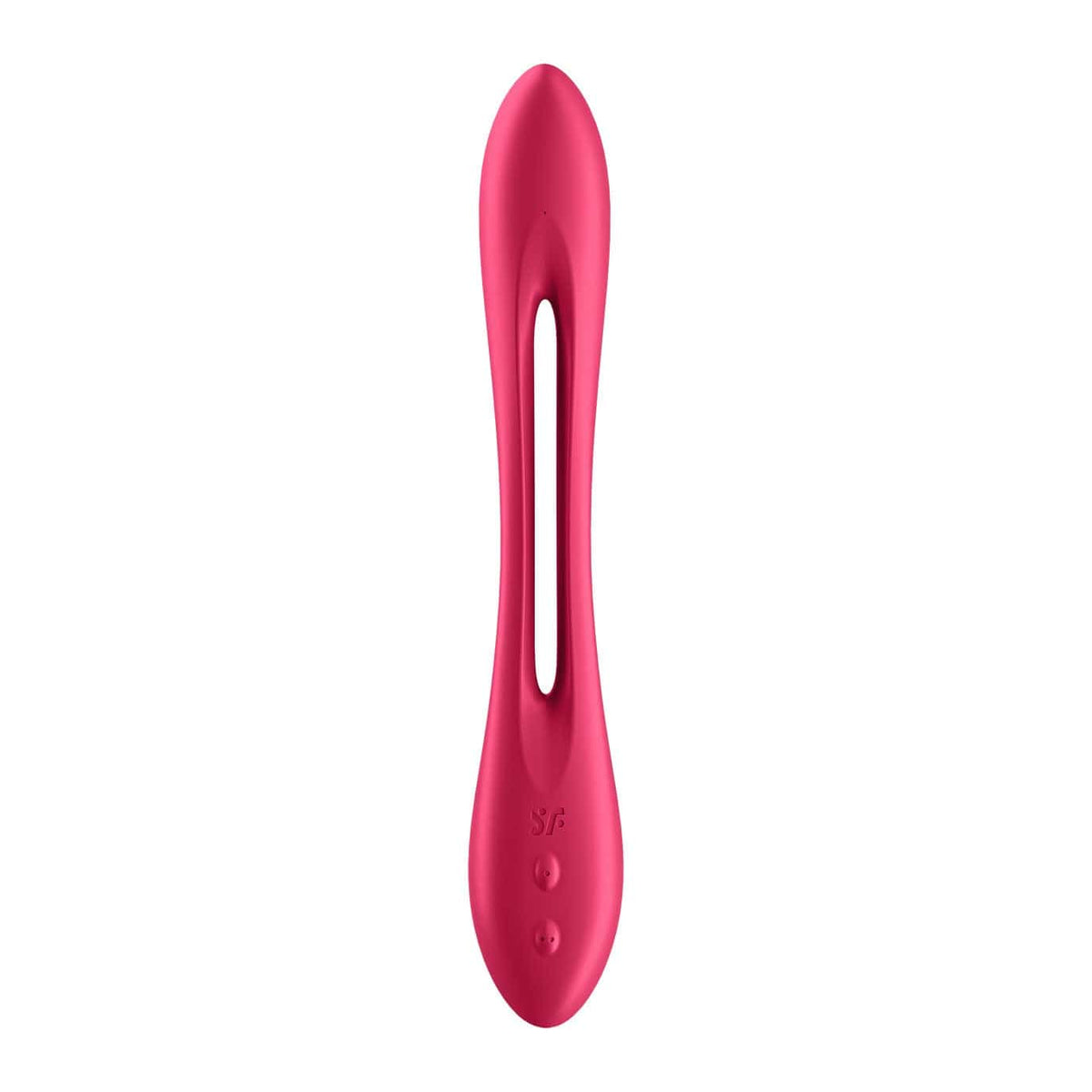 Satisfyer - Elastic Joy Flexible Multi Vibrator (Red) -  G Spot Dildo (Vibration) Rechargeable  Durio.sg