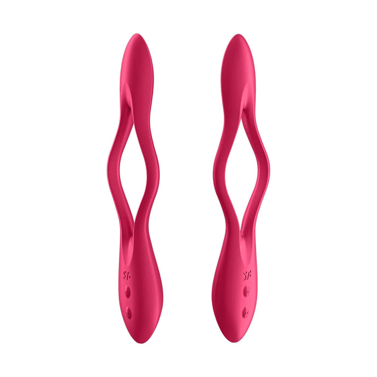 Satisfyer - Elastic Joy Flexible Multi Vibrator (Red) -  G Spot Dildo (Vibration) Rechargeable  Durio.sg