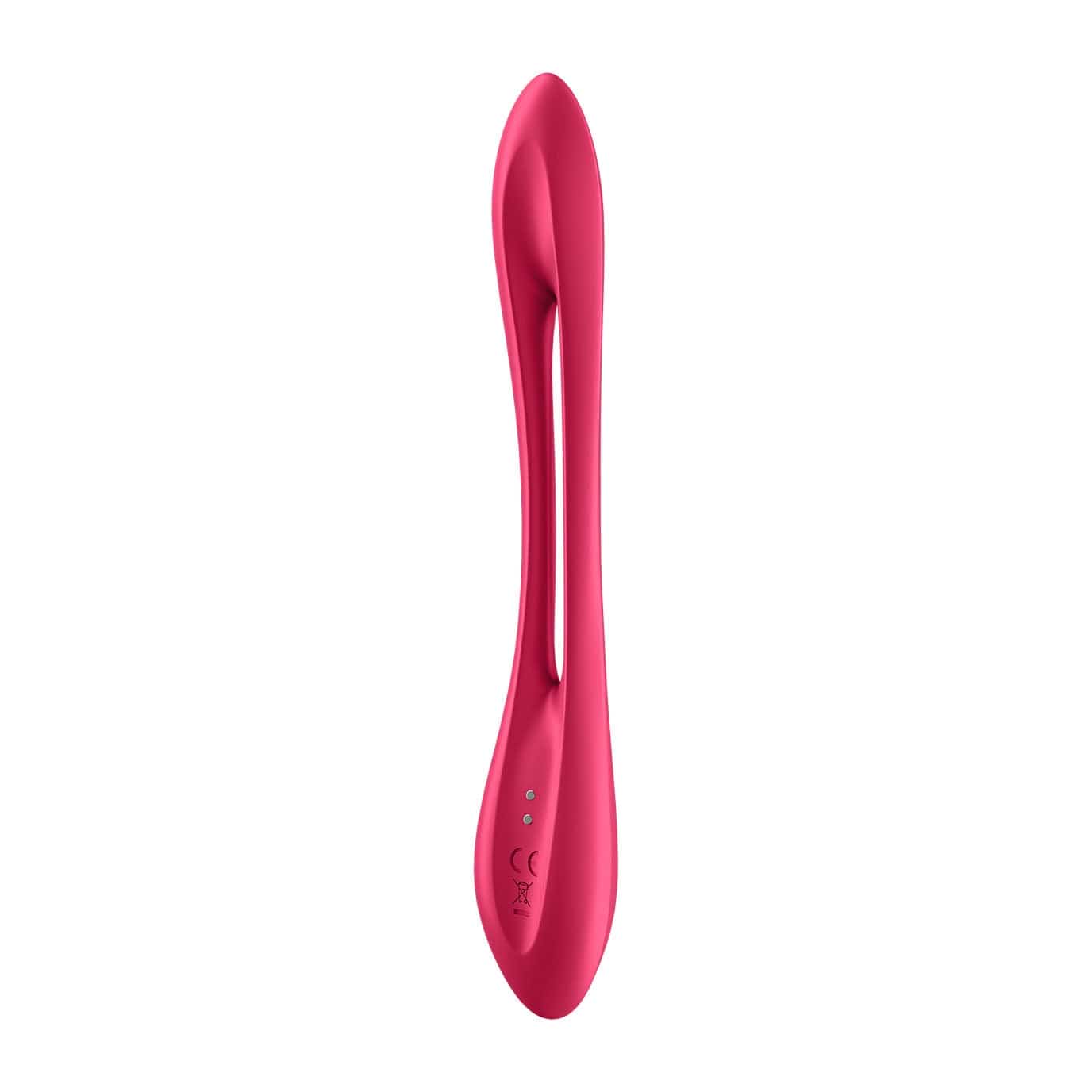 Satisfyer - Elastic Joy Flexible Multi Vibrator (Red) -  G Spot Dildo (Vibration) Rechargeable  Durio.sg