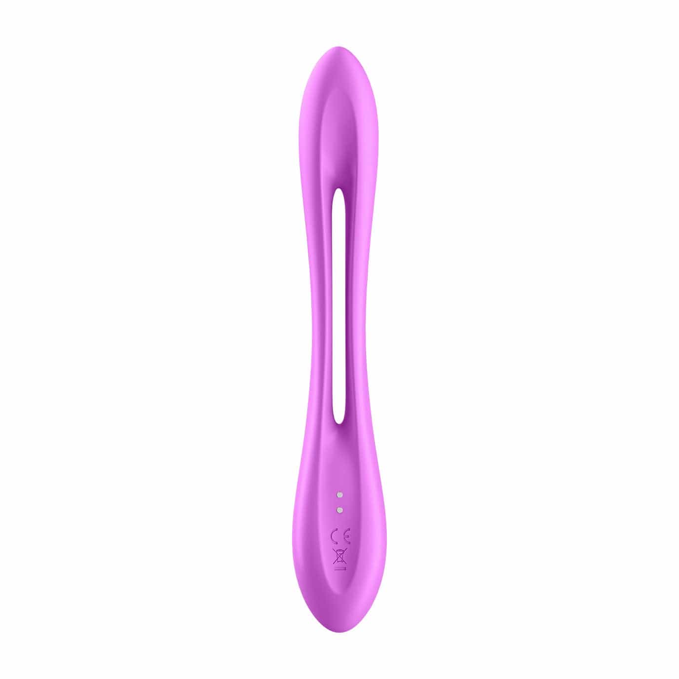 Satisfyer - Elastic Joy Flexible Multi Vibrator (Violet) -  G Spot Dildo (Vibration) Rechargeable  Durio.sg