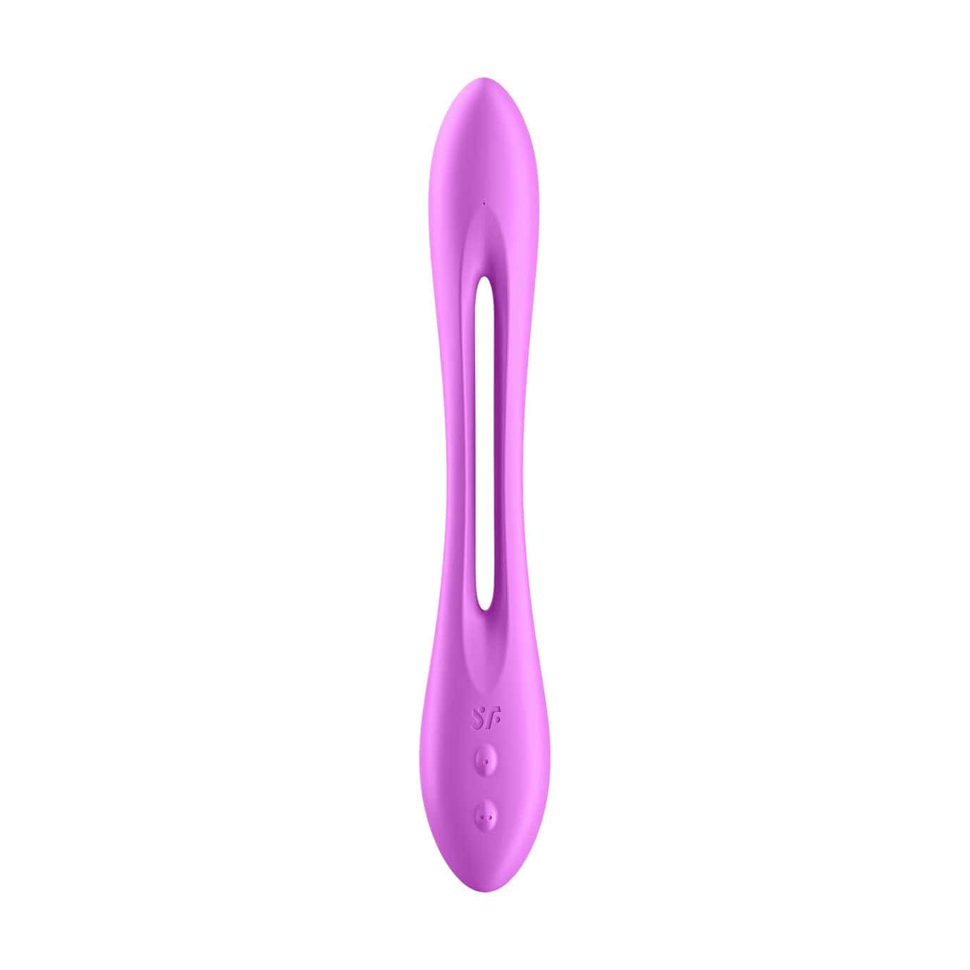 Satisfyer - Elastic Joy Flexible Multi Vibrator (Violet) -  G Spot Dildo (Vibration) Rechargeable  Durio.sg