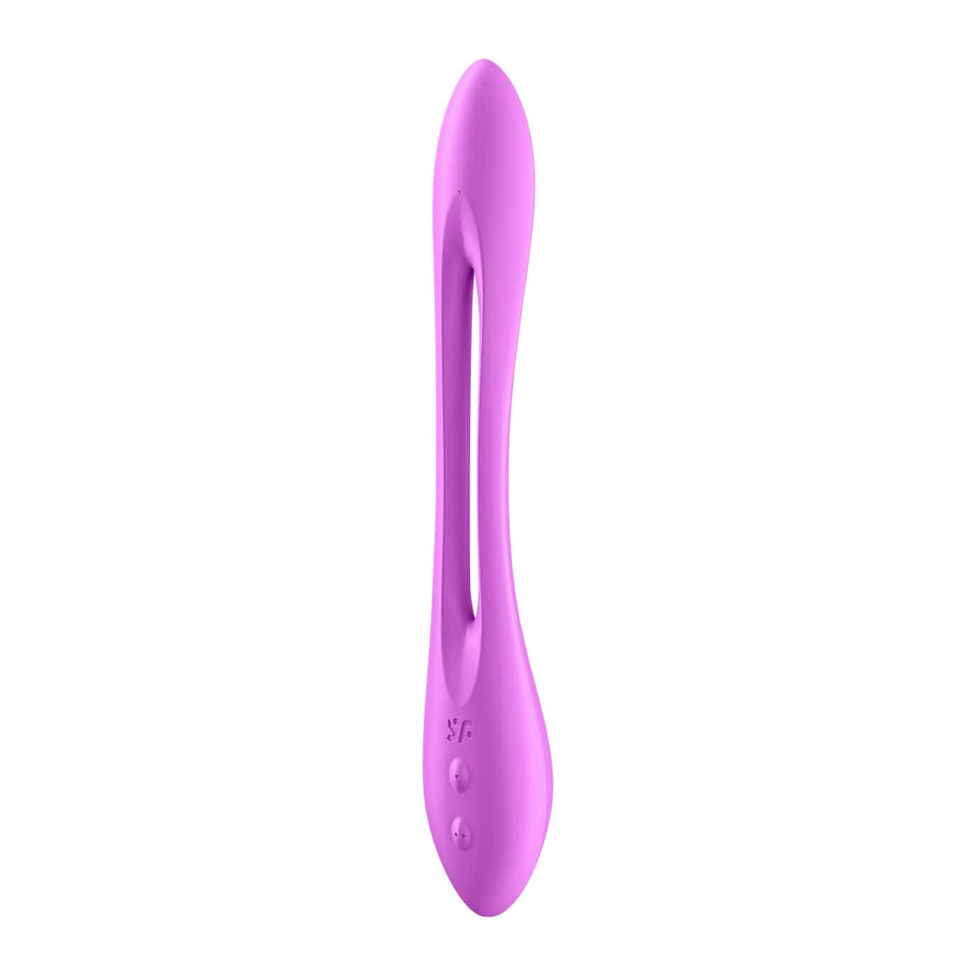 Satisfyer - Elastic Joy Flexible Multi Vibrator (Violet) -  G Spot Dildo (Vibration) Rechargeable  Durio.sg