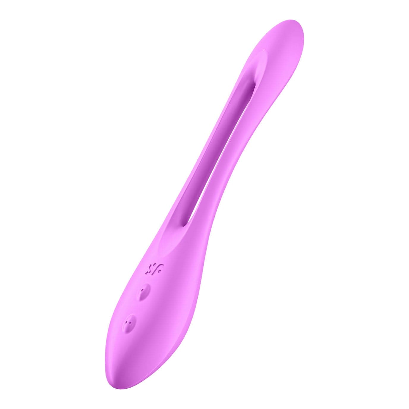 Satisfyer - Elastic Joy Flexible Multi Vibrator (Violet) -  G Spot Dildo (Vibration) Rechargeable  Durio.sg