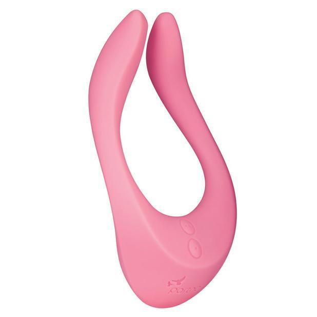 Satisfyer - Endless Joy Partner Multifun 2 Couples Vibrator (Pink) -  Couple's Massager (Vibration) Rechargeable  Durio.sg
