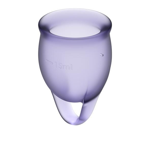 Satisfyer - Feel Confident Menstrual Cup Set (Lilac) -  Menstrual Cup  Durio.sg