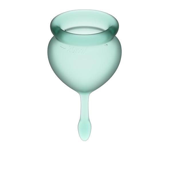 Satisfyer - Feel Good Menstrual Cup Set (Dark Green) -  Menstrual Cup  Durio.sg