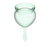Satisfyer - Feel Good Menstrual Cup Set (Light Green) -  Menstrual Cup  Durio.sg