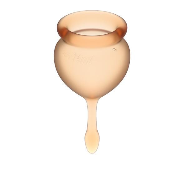 Satisfyer - Feel Good Menstrual Cup Set (Orange) -  Menstrual Cup  Durio.sg