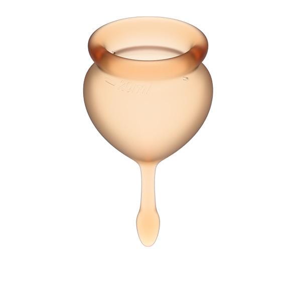 Satisfyer - Feel Good Menstrual Cup Set (Orange) -  Menstrual Cup  Durio.sg