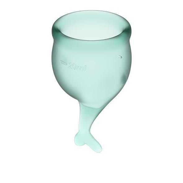 Satisfyer - Feel Secure Menstrual Cup Set (Dark Green) -  Menstrual Cup  Durio.sg