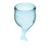 Satisfyer - Feel Secure Menstrual Cup Set (Light Blue) -  Menstrual Cup  Durio.sg