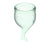 Satisfyer - Feel Secure Menstrual Cup Set (Light Green) -  Menstrual Cup  Durio.sg