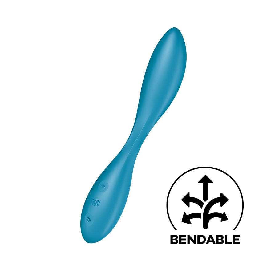 Satisfyer - Flex 1 G-Spot Vibrator (Blue) -  G Spot Dildo (Vibration) Rechargeable  Durio.sg