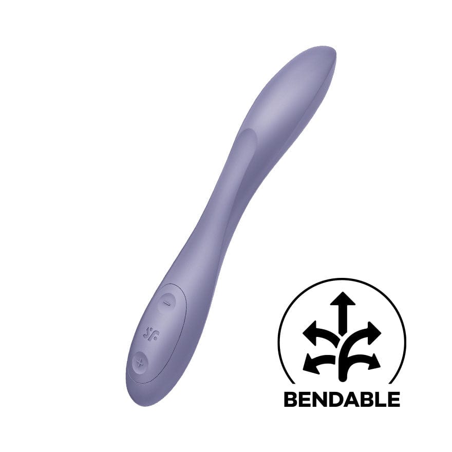 Satisfyer - Flex 2 G-Spot Vibrator (Violet) -  G Spot Dildo (Vibration) Rechargeable  Durio.sg