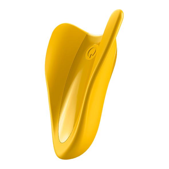 Satisfyer - High Fly Finger Vibrator (Yellow) -  Clit Massager (Vibration) Rechargeable  Durio.sg