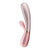 Satisfyer - Hot Lover Warming Rabbit Vibrator with Bluetooth and App (Pink/Dark Pink) -  Rabbit Dildo (Vibration) Rechargeable  Durio.sg