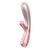 Satisfyer - Hot Lover Warming Rabbit Vibrator with Bluetooth and App (Pink/Dark Pink) -  Rabbit Dildo (Vibration) Rechargeable  Durio.sg