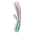 Satisfyer - Hot Lover Warming Rabbit Vibrator with Bluetooth and App (Pink/Mint) -  Rabbit Dildo (Vibration) Rechargeable  Durio.sg