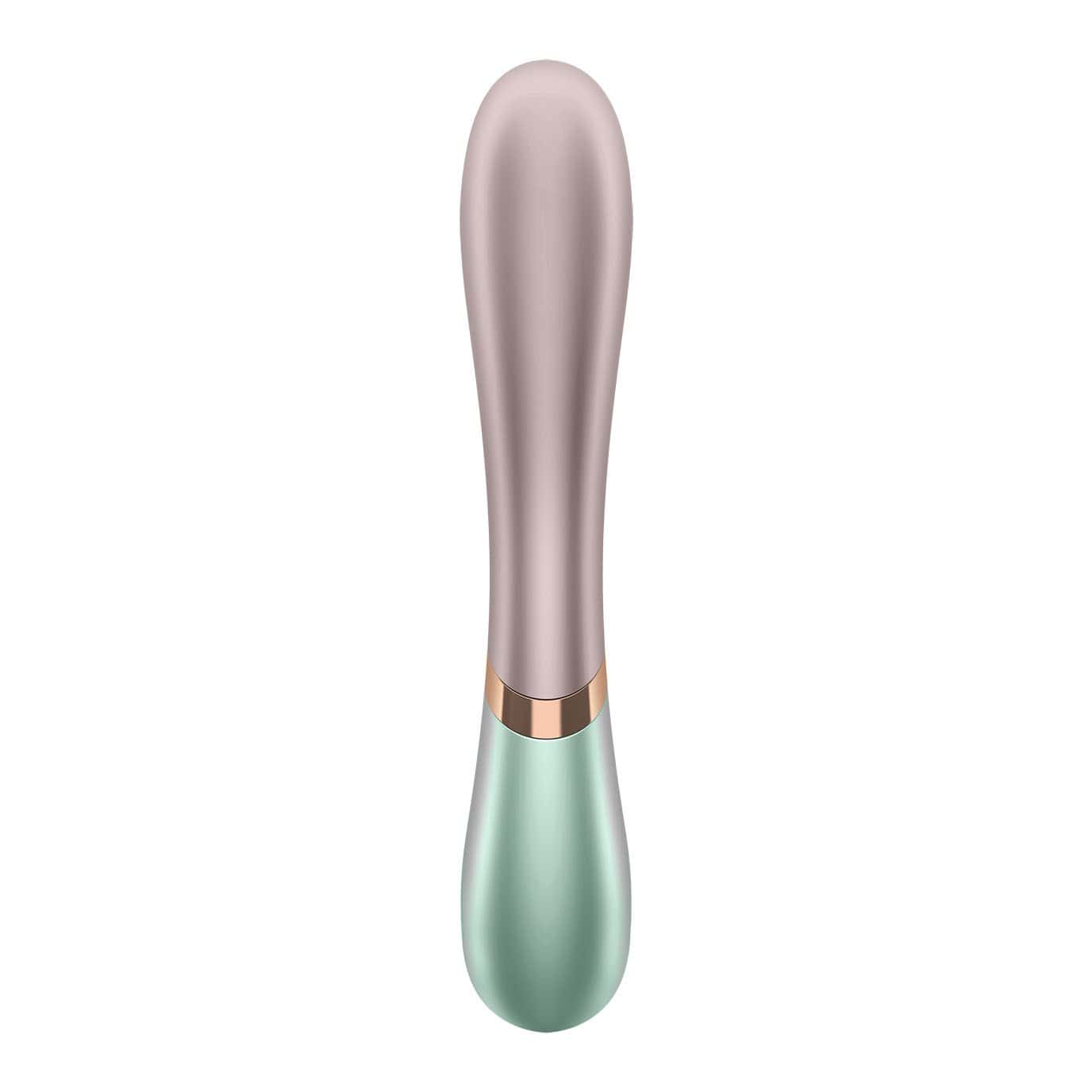 Satisfyer - Hot Lover Warming Rabbit Vibrator with Bluetooth and App (Pink/Mint) -  Rabbit Dildo (Vibration) Rechargeable  Durio.sg