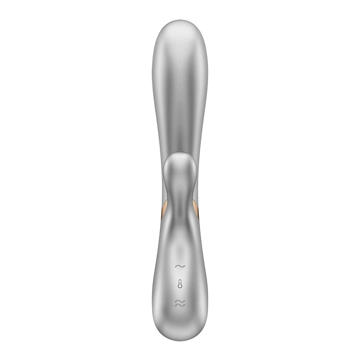 Satisfyer - Hot Lover Warming Rabbit Vibrator with Bluetooth and App (Silver/Champagne) -  Rabbit Dildo (Vibration) Rechargeable  Durio.sg