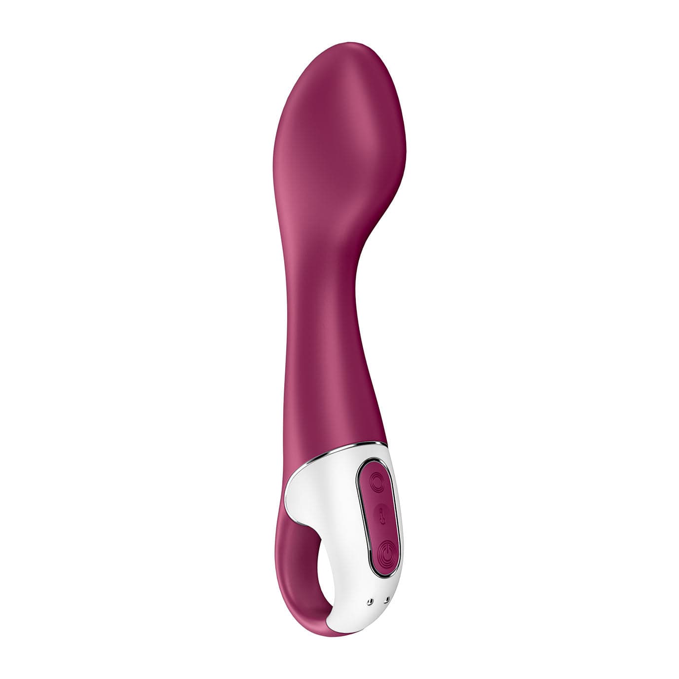 Satisfyer - Hot Spot Heated G Spot Vibrator (Pink) -  G Spot Dildo (Vibration) Rechargeable  Durio.sg