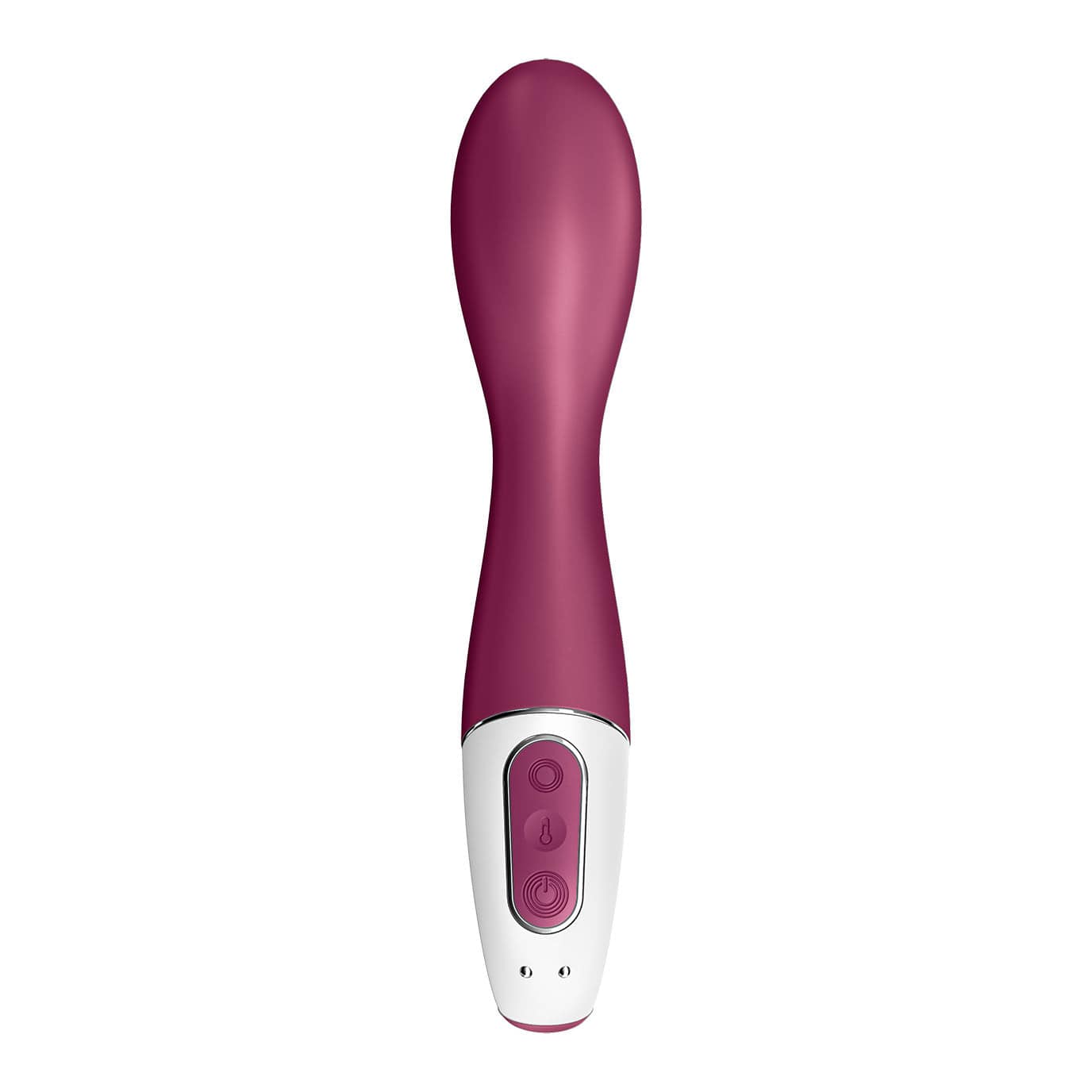 Satisfyer - Hot Spot Heated G Spot Vibrator (Pink) -  G Spot Dildo (Vibration) Rechargeable  Durio.sg