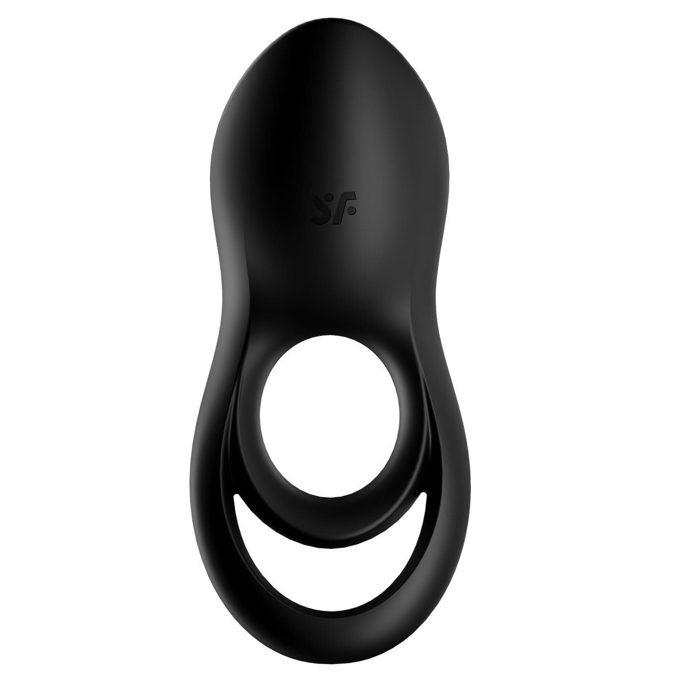 Satisfyer - Legendary Duo Silicone Vibrating Cock Ring (Black) -  Silicone Cock Ring (Vibration) Rechargeable  Durio.sg