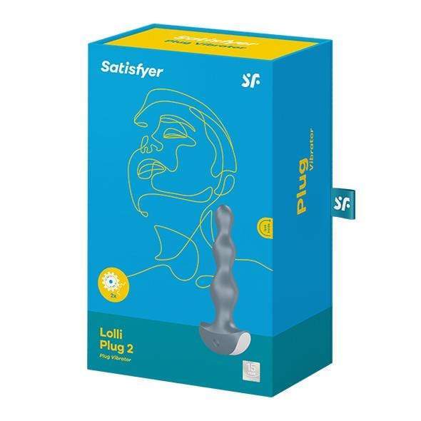 Satisfyer - Lolli Anal Plug 2 Vibrator (Ice) -  Anal Plug (Vibration) Rechargeable  Durio.sg