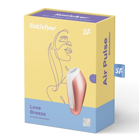 Satisfyer - Love Breeze Air Pulse Clitoral Air Stimulator (Copper) -  Clit Massager (Vibration) Rechargeable  Durio.sg