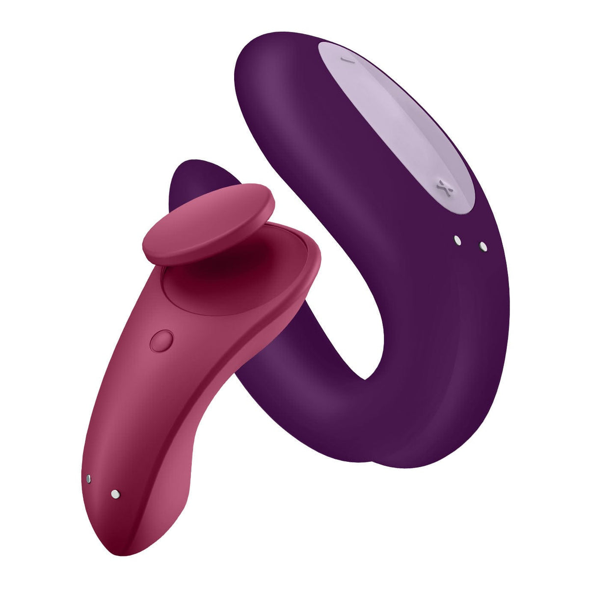 Satisfyer - Partner Box 1 App-Controlled Sexy Secret and Double Joy Couple Set (Multi Colour) -  Couple's Massager (Vibration) Rechargeable  Durio.sg
