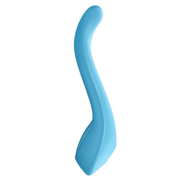 Satisfyer - Partner Multifun 1 Couples' Vibrator (Blue) -  Couple's Massager (Vibration) Rechargeable  Durio.sg