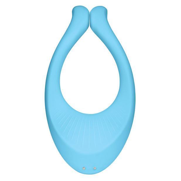Satisfyer - Partner Multifun 1 Couples' Vibrator (Blue) -  Couple's Massager (Vibration) Rechargeable  Durio.sg
