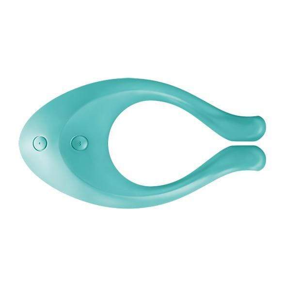 Satisfyer - Partner Multifun 1 Couples Vibrator (Green) -  Couple's Massager (Vibration) Rechargeable  Durio.sg