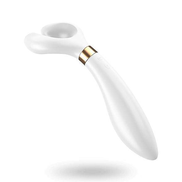 Satisfyer - Partner Multifun 3 Couples Massager (White) -  Couple's Massager (Vibration) Rechargeable  Durio.sg
