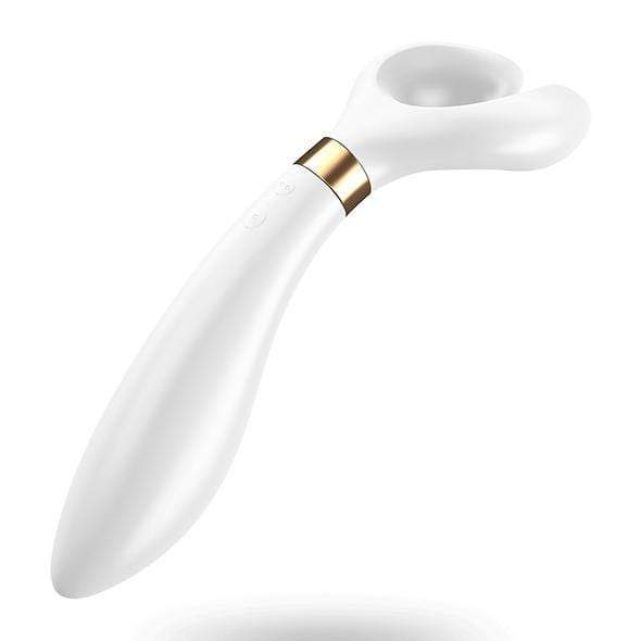 Satisfyer - Partner Multifun 3 Couples Massager (White) -  Couple's Massager (Vibration) Rechargeable  Durio.sg