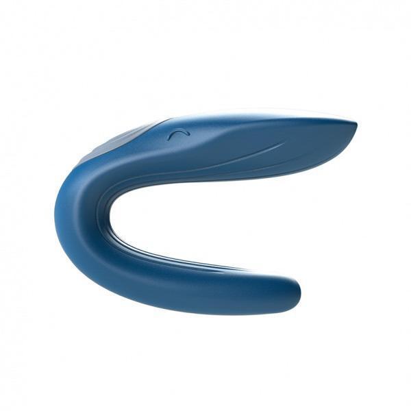 Satisfyer - Partner Whale Couple's Vibrator (Dark Blue) -  Couple's Massager (Vibration) Rechargeable  Durio.sg