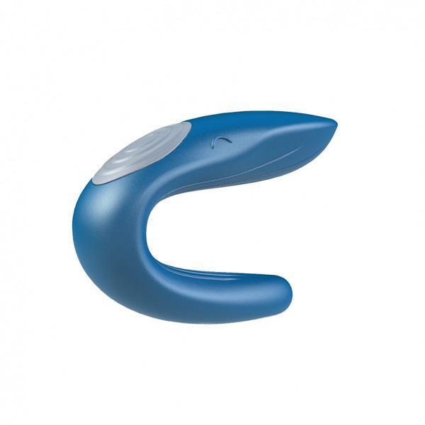 Satisfyer - Partner Whale Couple&#39;s Vibrator (Dark Blue) -  Couple&#39;s Massager (Vibration) Rechargeable  Durio.sg