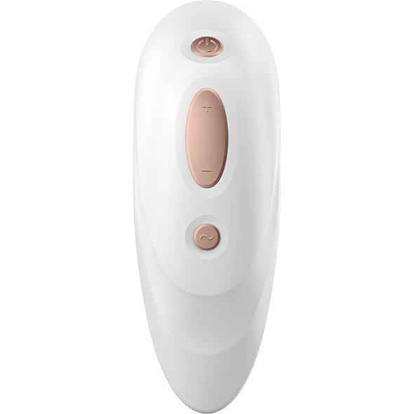 Satisfyer - Pro 1+ Air Pulse Vibration Clit Massager (White) -  Clit Massager (Vibration) Rechargeable  Durio.sg