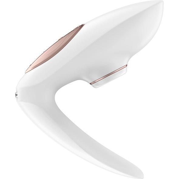 Satisfyer - Pro 4 Couples' Vibrator (White) -  Couple's Massager (Vibration) Rechargeable  Durio.sg