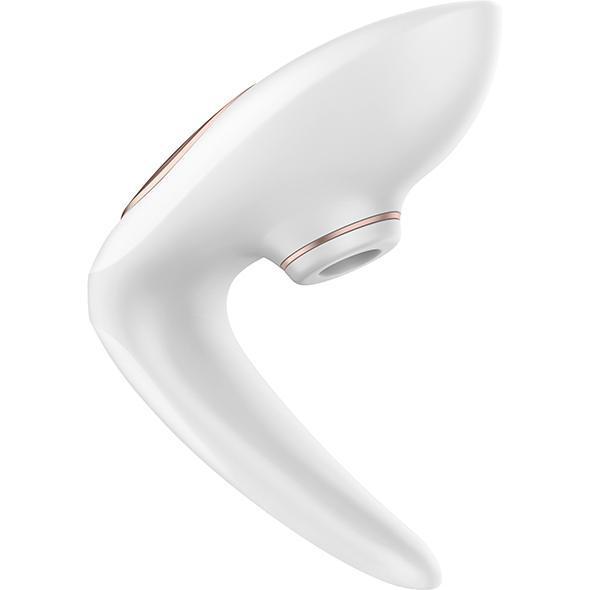 Satisfyer - Pro 4 Couples' Vibrator (White) -  Couple's Massager (Vibration) Rechargeable  Durio.sg