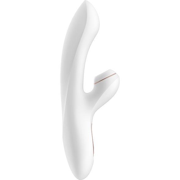 Satisfyer - Pro G-Spot Rabbit Vibrator (White) -  Rabbit Dildo (Vibration) Non Rechargeable  Durio.sg