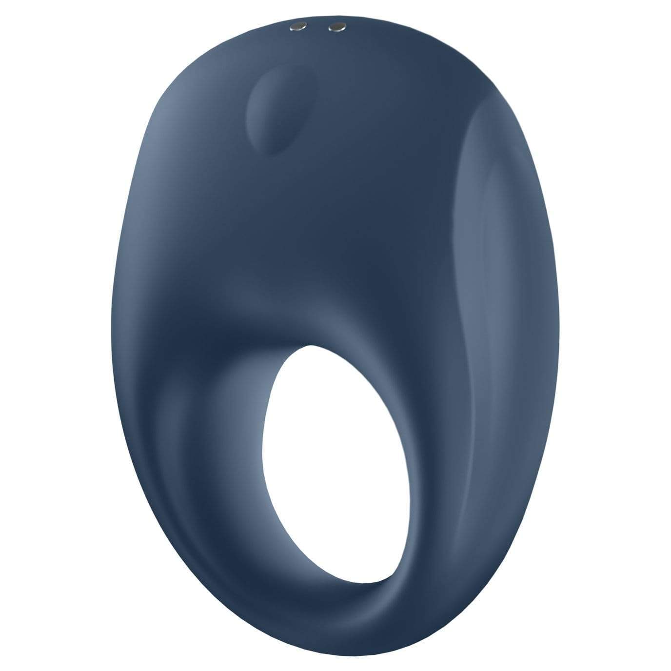 Satisfyer - Strong One App-Controlled Silicone Cock Ring (Blue Black) -  Silicone Cock Ring (Vibration) Rechargeable  Durio.sg