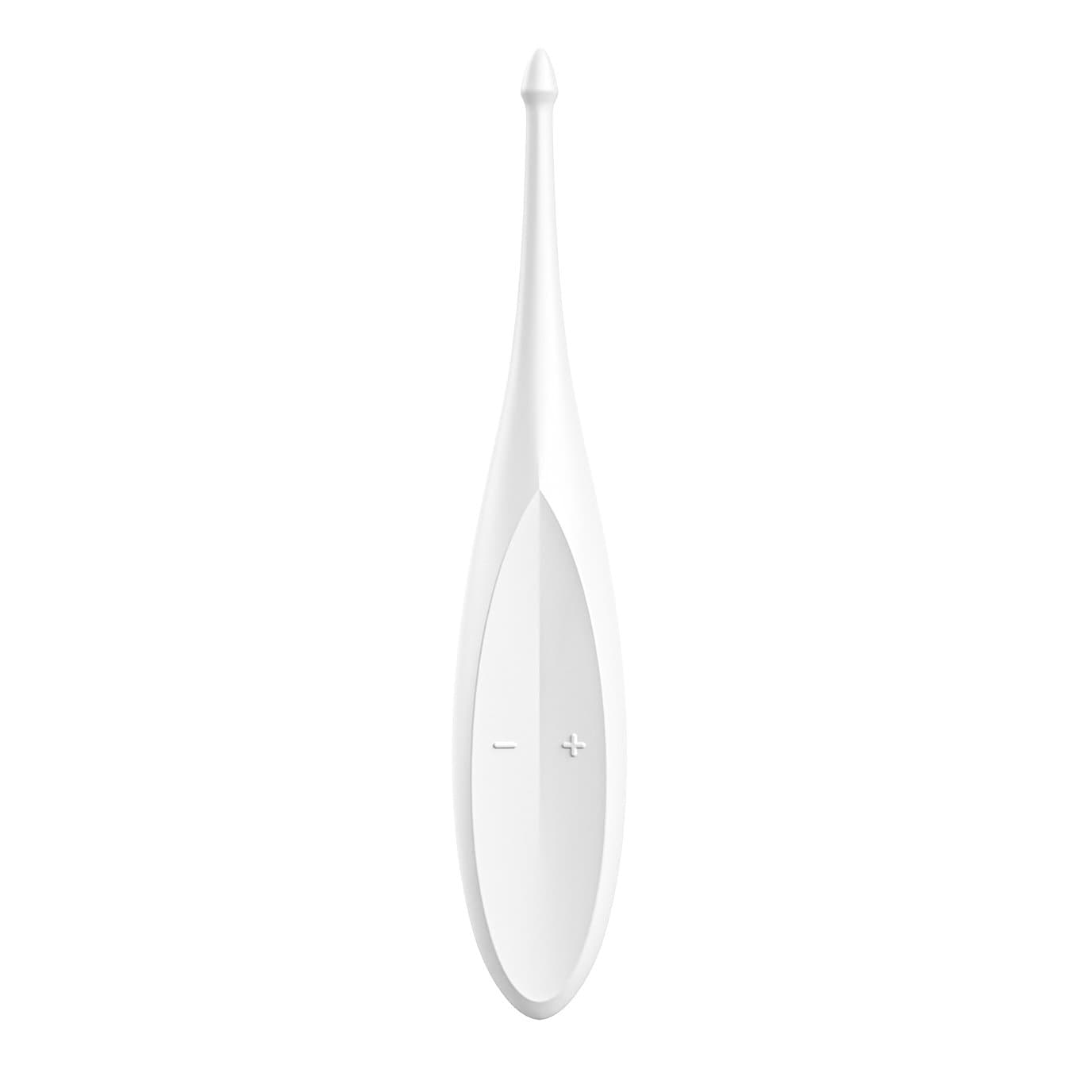 Satisfyer - Twirling Fun Clit Massager (White) -  Clit Massager (Vibration) Rechargeable  Durio.sg