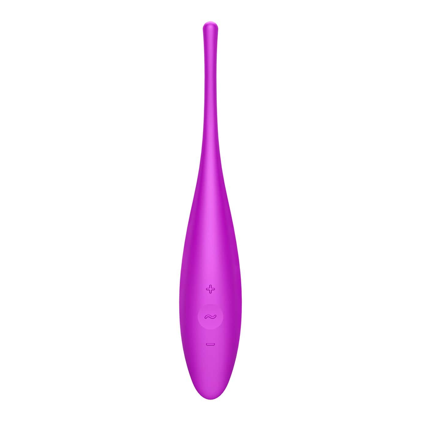 Satisfyer - Twirling Joy App-Controlled Clit Massager (Fuchsia) -  Clit Massager (Vibration) Rechargeable  Durio.sg