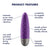 Satisfyer - Ultra Power Bullet 5 Vibrator (Violet) -  Bullet (Vibration) Rechargeable  Durio.sg