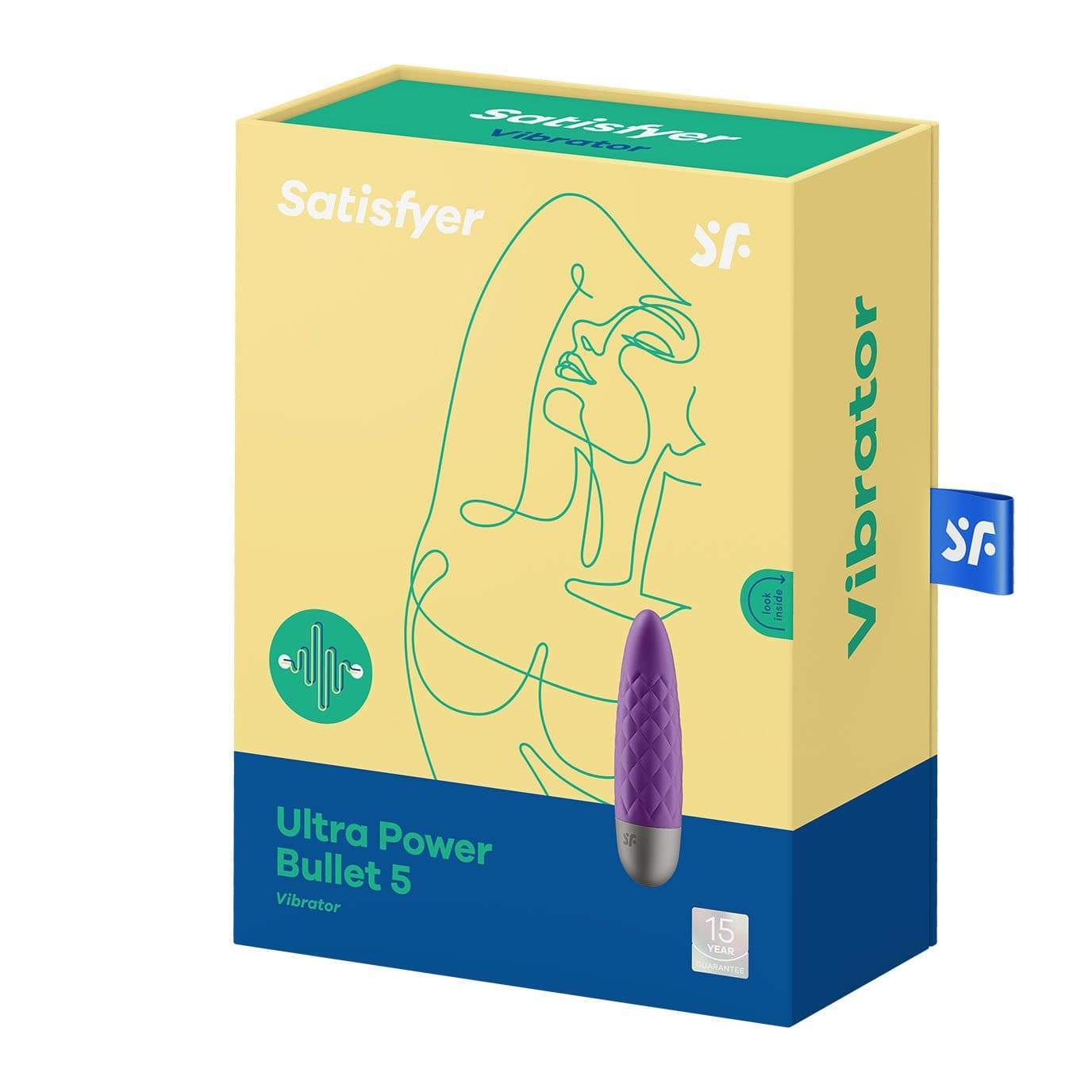 Satisfyer - Ultra Power Bullet 5 Vibrator (Violet) -  Bullet (Vibration) Rechargeable  Durio.sg