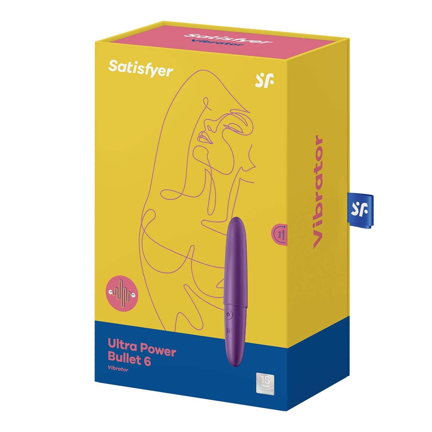 Satisfyer - Ultra Power Bullet 6 Vibrator (Violet) -  Bullet (Vibration) Rechargeable  Durio.sg