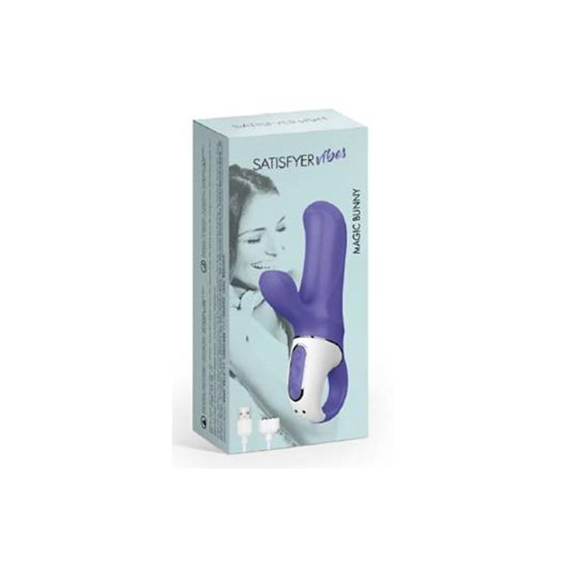 Satisfyer - Vibes Magic Bunny Rabbit Vibrator (Purple) -  Rabbit Dildo (Vibration) Rechargeable  Durio.sg